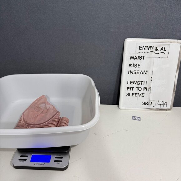 Victorias Secret Very Sexy Unlined Plunge Bra Size 30B Pink Blush Sheer Mesh EUC - Picture 9 of 9